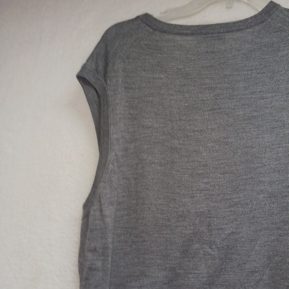 Peter Millar Sweater Vest Men's XL Sleeveless Silk Wool Blend Gray - Picture 10 of 12